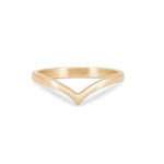 Thumbnail of Top-down view of the Arrow Ring in 14k solid gold.