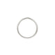 Top-down view of the Arrow Ring in 14k white gold.