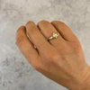 Thumbnail of Claddagh North Star Diamond Gold Ring - 14k Gold