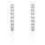 Today Classic Diamond Eternity Huggies - 14k White Gold Earrings