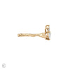 Thumbnail of Claddagh Heart Cut Diamond Engagement Ring - 14k Gold