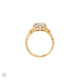 Claddagh 2ct Heart Cut Diamond Engagement Ring - 14k Gold