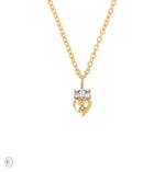 Thumbnail of Claddagh North Star Diamond Gold Necklace - 14k Gold