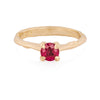 Darling 0.5ct Ruby Engagement Ring - 14k Gold Twig Band