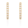 Thumbnail of Today Classic Diamond Eternity Huggies - 14k Gold Earrings