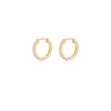 Thumbnail of Today Classic Diamond Eternity Huggies - 14k Gold Earrings