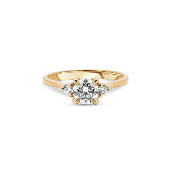 Love is Ours 0.7ct Lab-Grown Diamond Engagement Ring - 14k Gold Polished Band