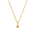 Lucky Star Birthstone Necklace - 14k Gold