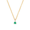 Thumbnail of Lucky Star Birthstone Necklace - 14k Gold