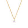 Thumbnail of Lucky Star Birthstone Necklace - 14k Gold