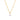 Alternative view of Front view of the Lucky Star Birthstone Necklace in 14k gold, featuring an Opal birthstone set in a star pendant.