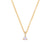 Lucky Star Birthstone Necklace - 14k Gold