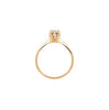 Thumbnail of Moonlight 1ct Lab-Grown Oval Diamond Engagement Ring - 14k Gold Polished Band