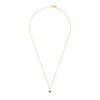 One in a Trillion Solitaire Black Diamond Necklace - 14k Gold