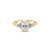 Starlight - Oval Diamond Engagement Ring 14k Gold