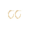 Thumbnail of Whispered Dreams Lab-Grown Diamond Hoop Earrings - 14k Gold