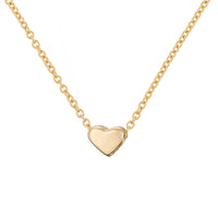 Thumbnail of Front view of the You are My Heart Bracelet in 14k gold, featuring a dainty heart motif on a delicate chain.