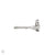Claddagh 0.5ct Heart Cut Diamond Engagement Ring - 14k White Gold