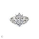 Thumbnail of Claddagh 2ct Heart Cut Diamond Engagement Ring - 14k White Gold