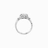 Thumbnail of Claddagh 2ct Heart Cut Diamond Ring - 14k White Gold