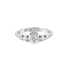 Thumbnail of Claddagh North Star Diamond Gold Ring - 14k White Gold