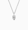 Thumbnail of Claddagh North Star Diamond Gold Necklace - 14k White Gold