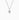 Claddagh North Star Diamond Gold Necklace - 14k White Gold