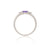 Daydreamer Ring - 14k Polished White Gold Tanzanite & Diamond Ring