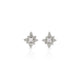 Thumbnail of North Star Lab Grown Diamond Stud Earrings - 14k White Gold