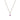 Alternative view of Lucky Star Birthstone Necklace - 14k White Gold