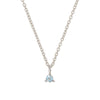 Thumbnail of Lucky Star Birthstone Necklace - 14k White Gold