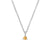 Lucky Star Birthstone Necklace - 14k White Gold