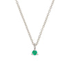 Thumbnail of Lucky Star Birthstone Necklace - 14k White Gold