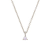 Thumbnail of Lucky Star Birthstone Necklace - 14k White Gold