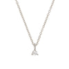 Thumbnail of Lucky Star Birthstone Necklace - 14k White Gold