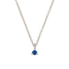 Thumbnail of Lucky Star Birthstone Necklace - 14k White Gold