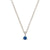 Lucky Star Birthstone Necklace - 14k White Gold