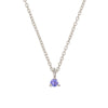 Thumbnail of Lucky Star Birthstone Necklace - 14k White Gold