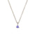 Lucky Star Birthstone Necklace - 14k White Gold