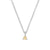 Lucky Star Birthstone Necklace - 14k White Gold