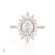 Thumbnail of Queen of Hope 2.7ct Lab-Diamond Engagement Ring - 14k White Gold