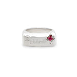 Thumbnail of Chupi x Aoife McNamara - Abhaile Sterling Silver and Pink Tourmaline Ring