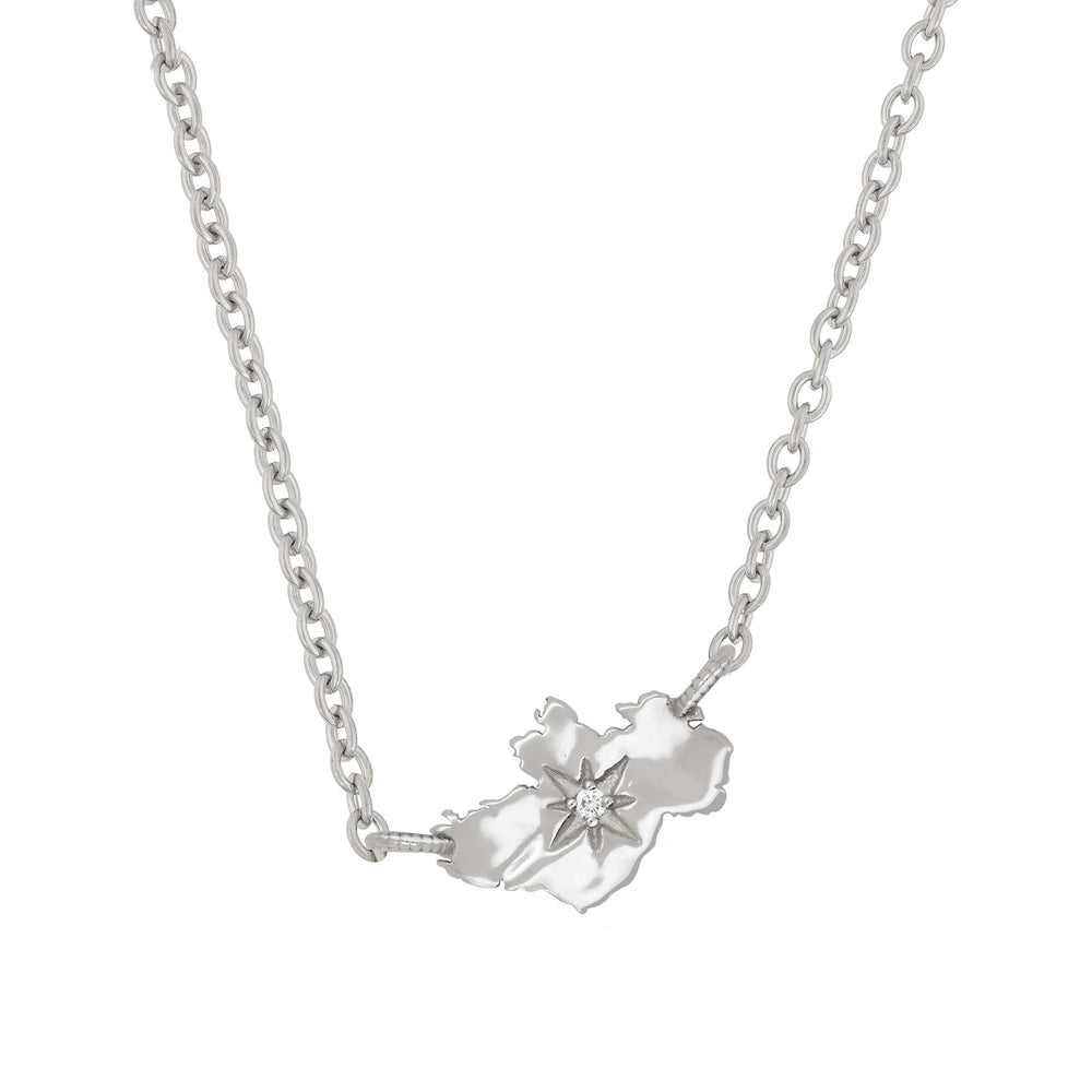 Chupi x Aoife McNamara - 14k White Gold and Diamond Necklace