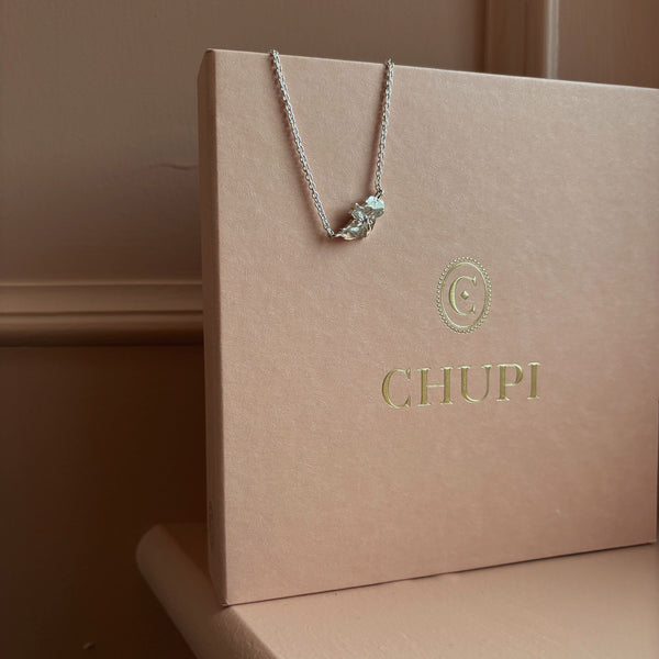 Alternative view of Chupi x Aoife McNamara - Sterling Silver and Pink Tourmaline Necklace