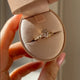 Thumbnail of Claddagh Heart Cut Diamond Engagement Ring - 14k Gold