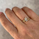 Thumbnail of Claddagh Heart Cut Diamond Engagement Ring - 14k Gold