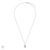 Thumbnail of Claddagh North Star Diamond Gold Necklace - 14k White Gold