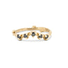 Thumbnail of Crown of Sky Black Diamond Ring - 14k Gold Twig Band