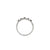Crown of Sky Black Diamond Ring - 14k White Gold Twig Band