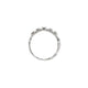 Angled view of the Crown of Sky Diamond Ring in 14k white gold, showing the scattered diamond arrangement.